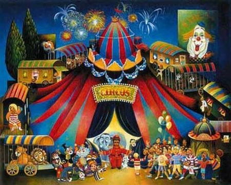 Цирк Картинки Для Детей Нарисованные