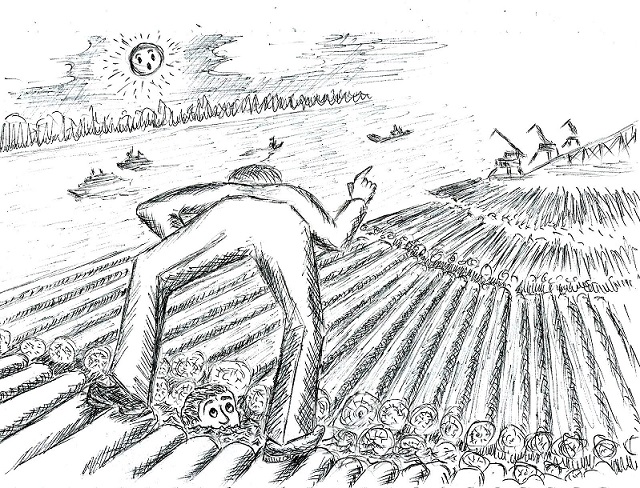 Знакомство с Волгой... под плотами!