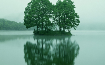 Зелёный остров летней сказки