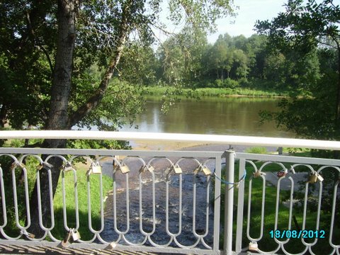 Закат в Друскининкае. Из Литовской тетради