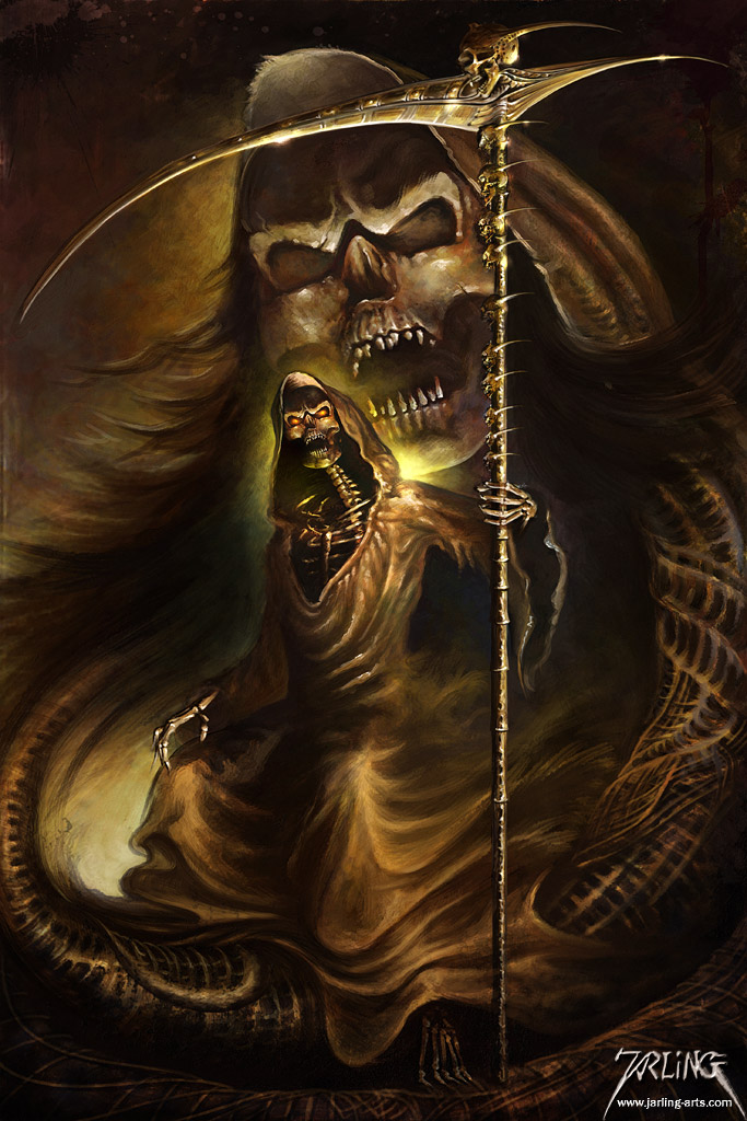 Картинки смерть с косой на телефон