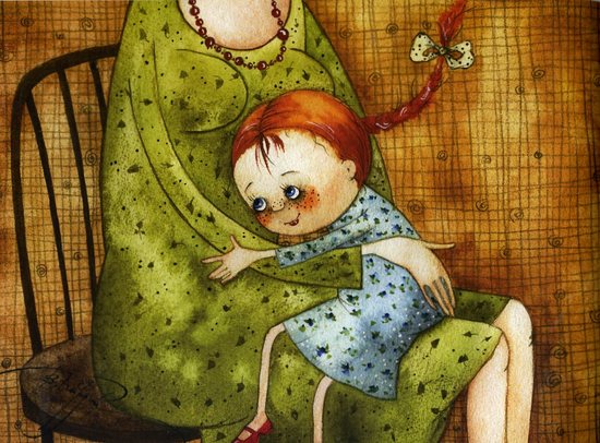 Сложив ладошки...