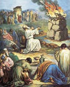 Пророк Илия идёт к царю Ахаву