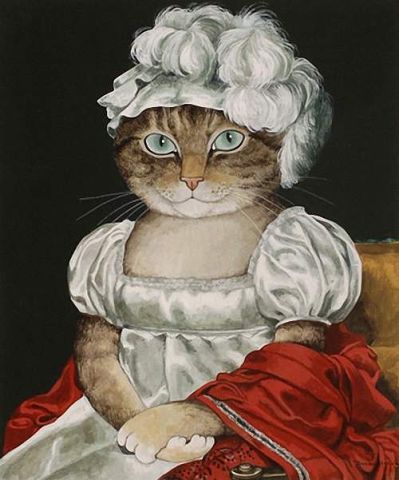 Кошка Мурка и кот Васька