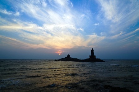 Горизонт. Каньякумари. Индия