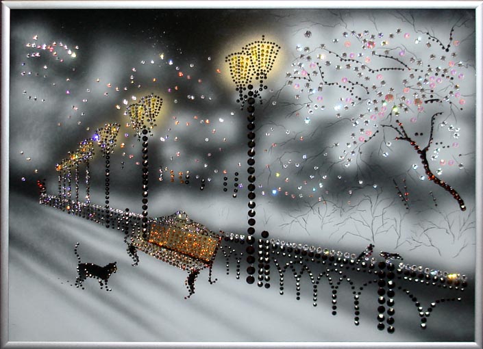 В цвете модных канделябр