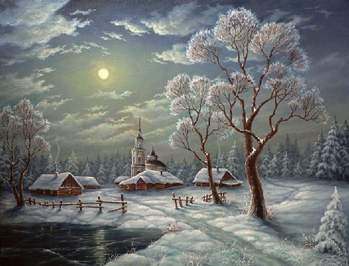 На яркий круг Луны... Сергей Михайлов