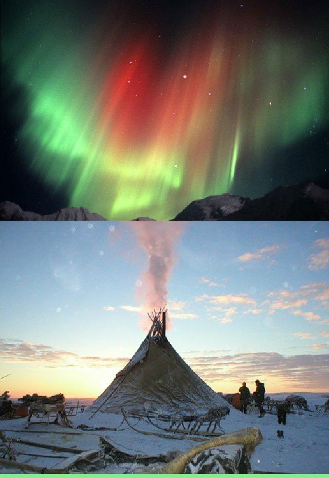 Северное сияние для вождя!