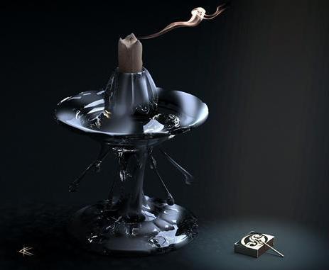 Моя любовь свечой истлела...