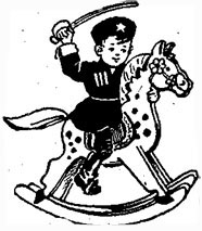 Детская игра в лошадки. Мальчик на лошадке. Мальчик на лошадке с саблей. Казак для раскрашивания. Мальчик на лошадке раскраска для детей.