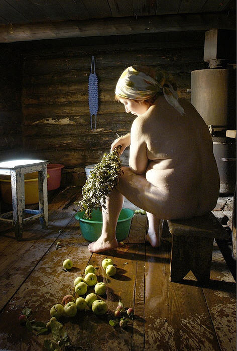 Пожилые Русские В Бане Фото