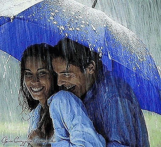 Я веду с дождём беседу!