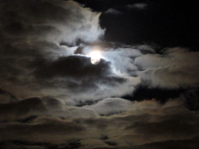 В лунном свете...