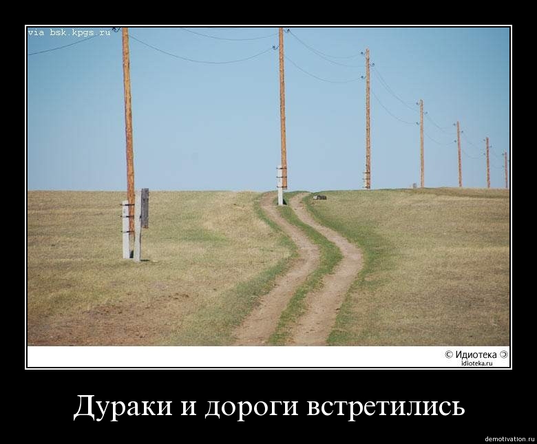 Дураки и дороги
