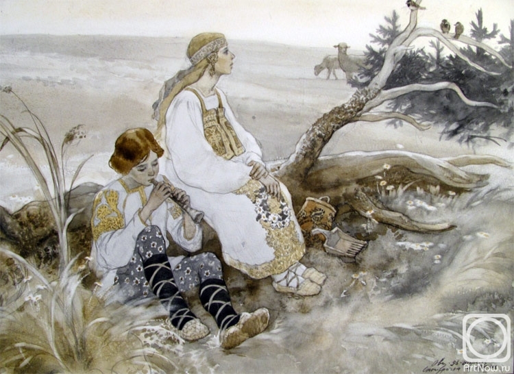 Картина рериха снегурочка и лель