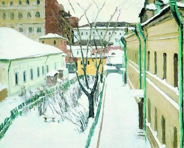Скользит заря по крышам...