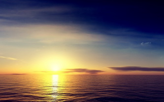 Луч на закате нежен и приятен...