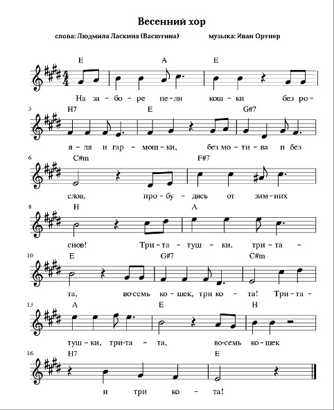 Весенний хор