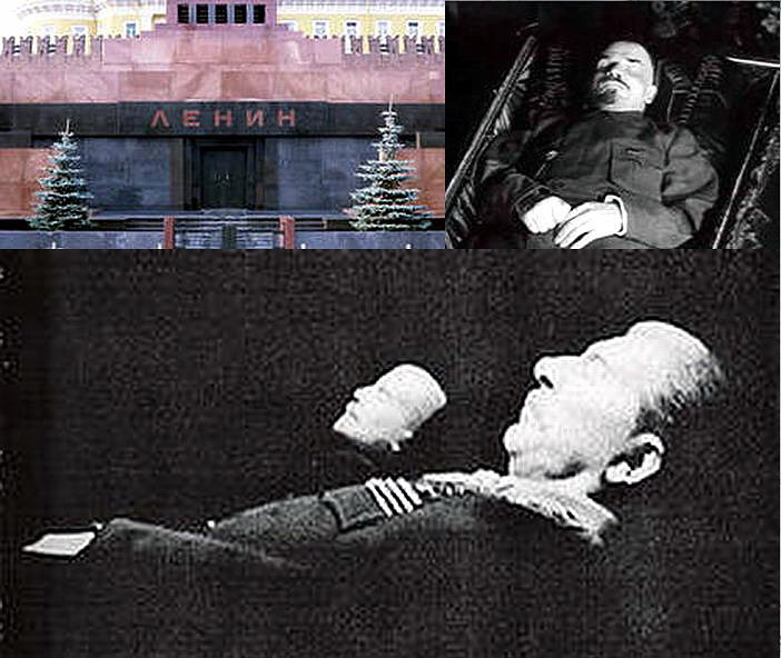 Ленин лежит на красной площади