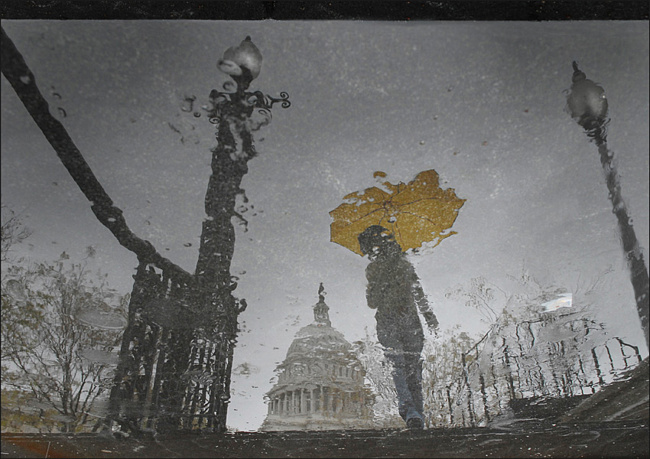 Жовта парасолька