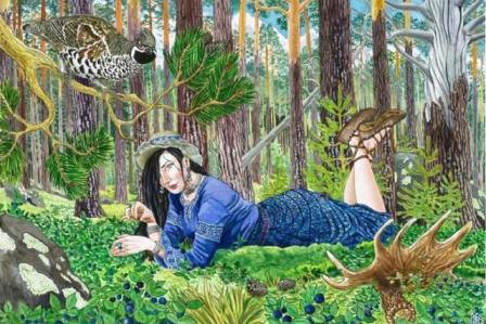 За черникой