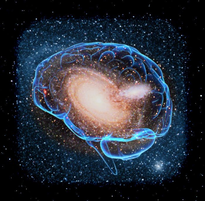 Включи галактический мозг. Мозг космос. Мозг Вселенная. Галактический мозг. Вселенная и мозг человека.