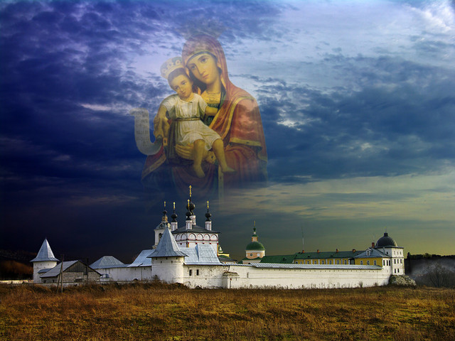 Не преклонны на небе глаза Богородицы