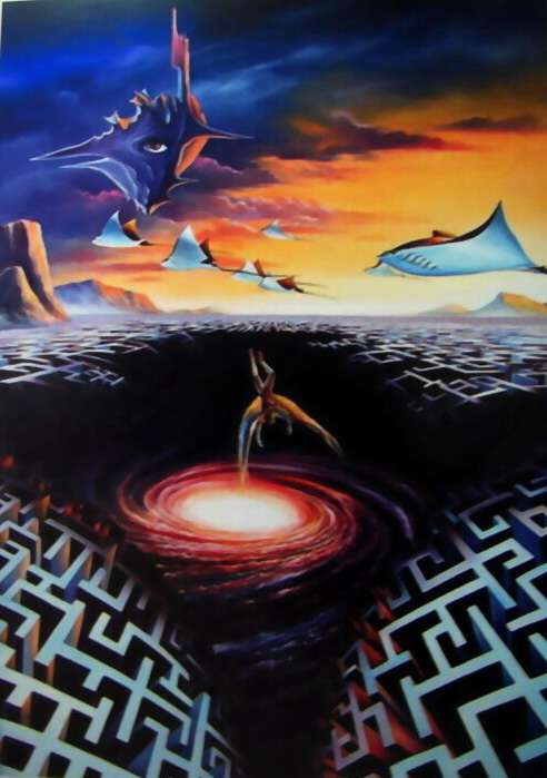 заблудилась душа в лабиринте...