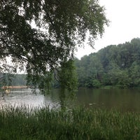 Речная пристань, облака