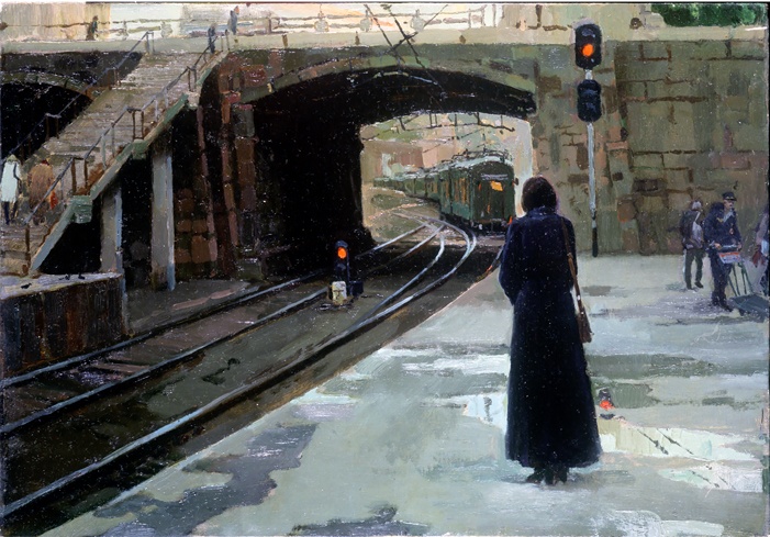 шёл курьерский поезд