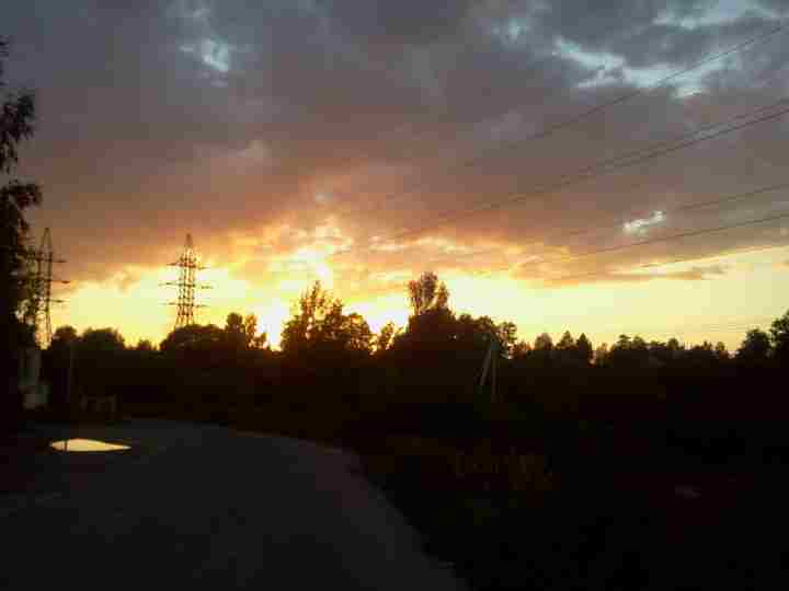 Задумчивый закат