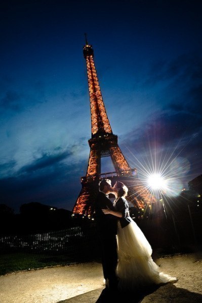 Ночное парижское небо