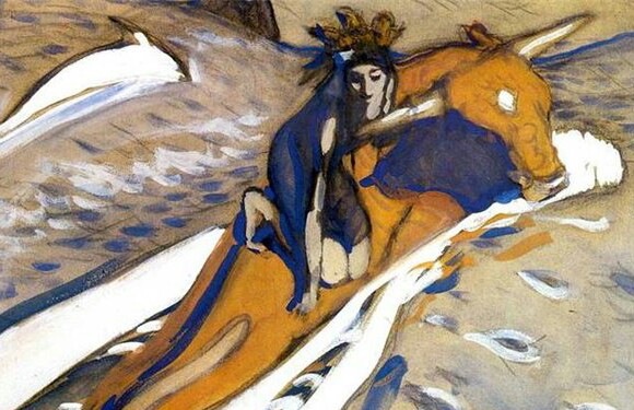 Похищение европы серов описание картины