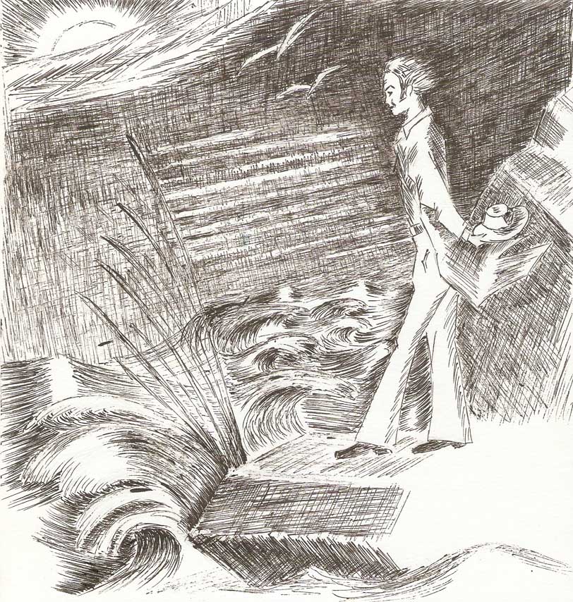 Я наивно вспорхнул!.. рисунок автора