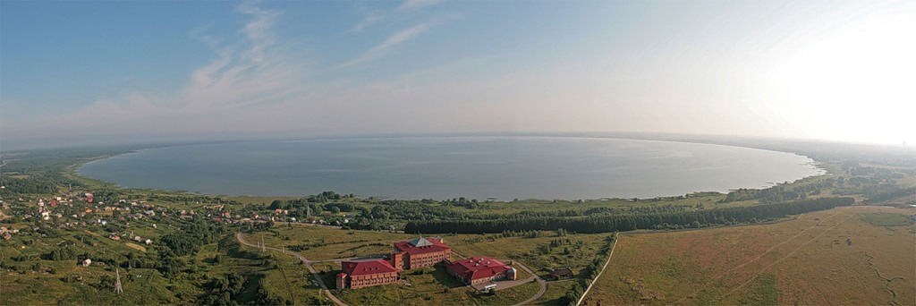 Озеро плещеево с высоты