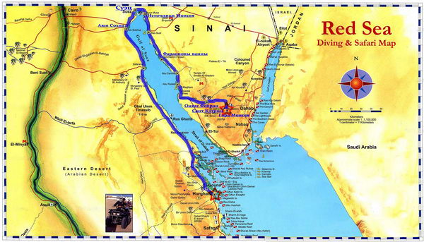 Суэцкий канал контурная карта