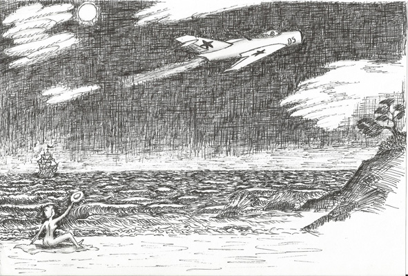 Небо, Море и Женщин!.. рис. автора