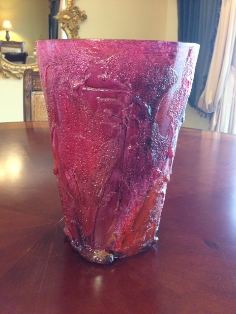 Работа Нины Каменцевой Galustyan. Ваза 1