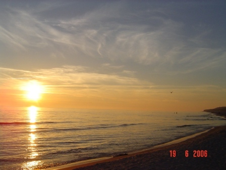 Море! Закат золотой...