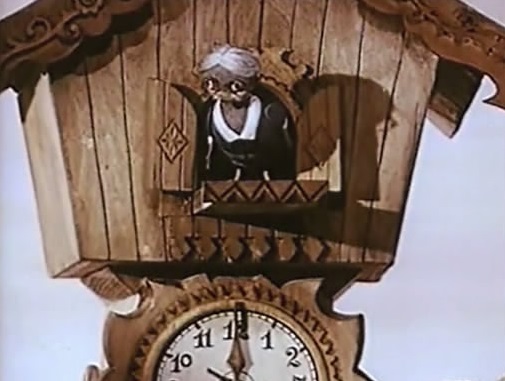 В часах кукушка голос потеряла...