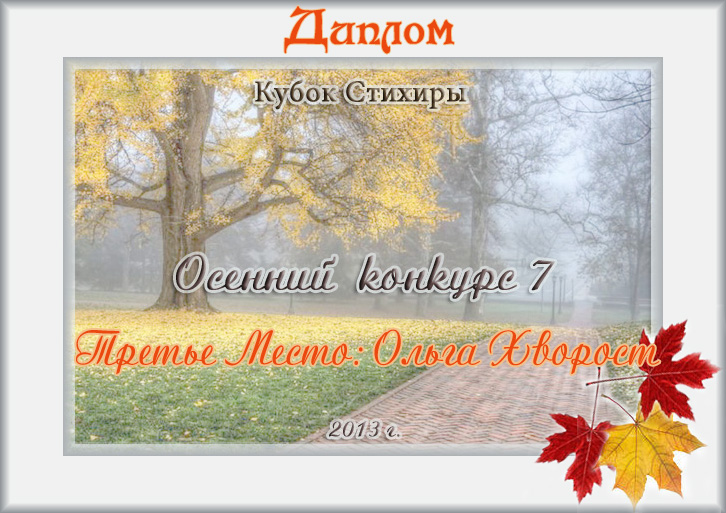 Дипломом награждается