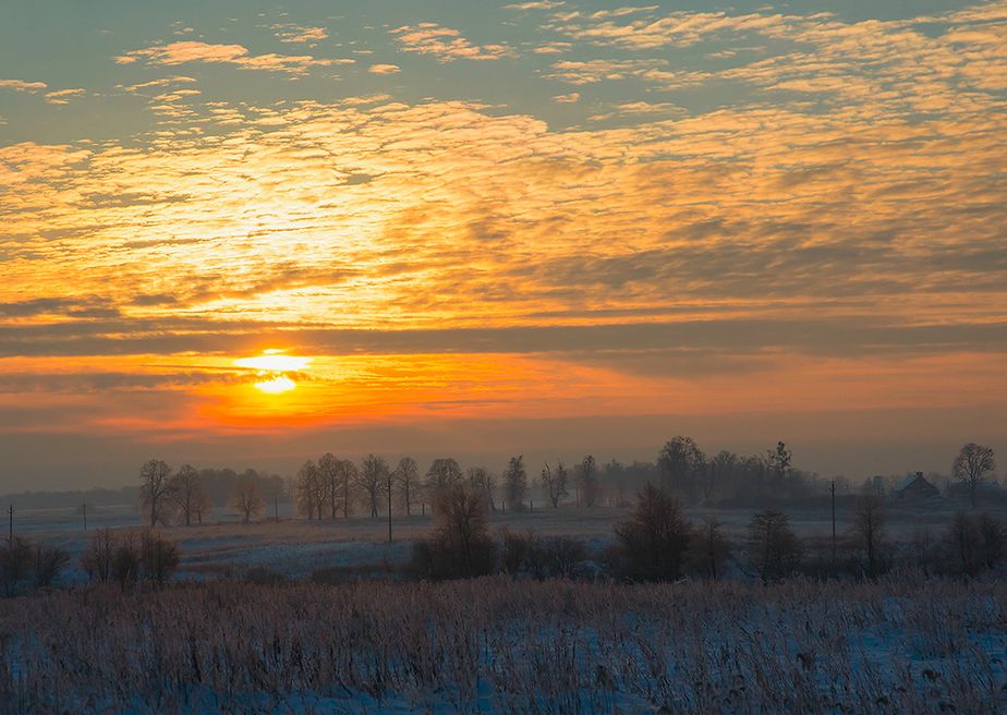 Экспромт к фото Январское утро