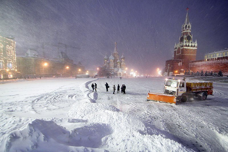 Заснеженная Москва 2021