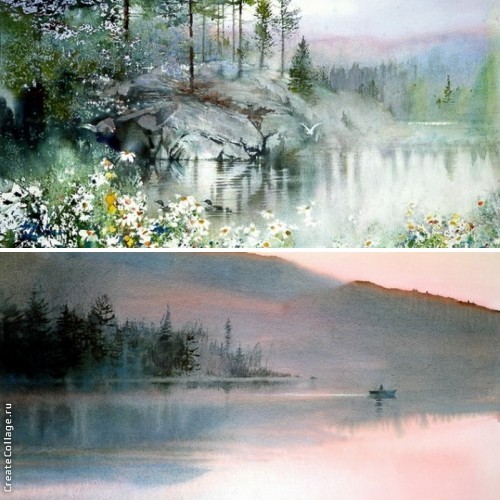 Поездка на лесное озеро