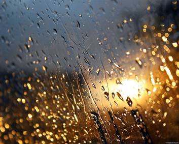 За окошком дождь! Светало...