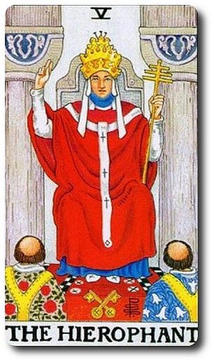 Карты Таро 5. Иерофант. Закон. Порядок