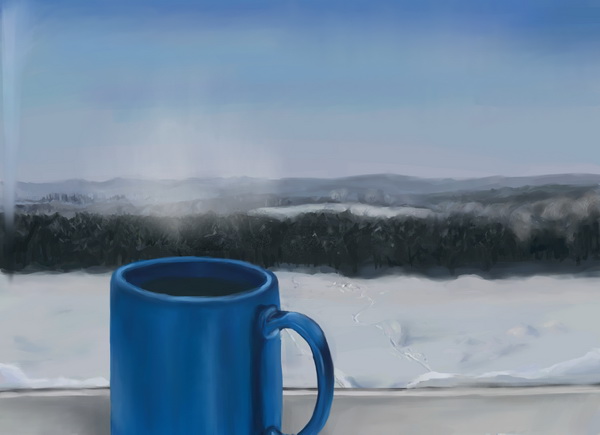 Первый снег и декабрьские холода...