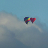 На воздушном шаре