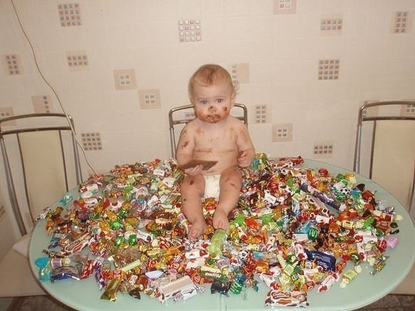 К нам сегодня гости приходили...