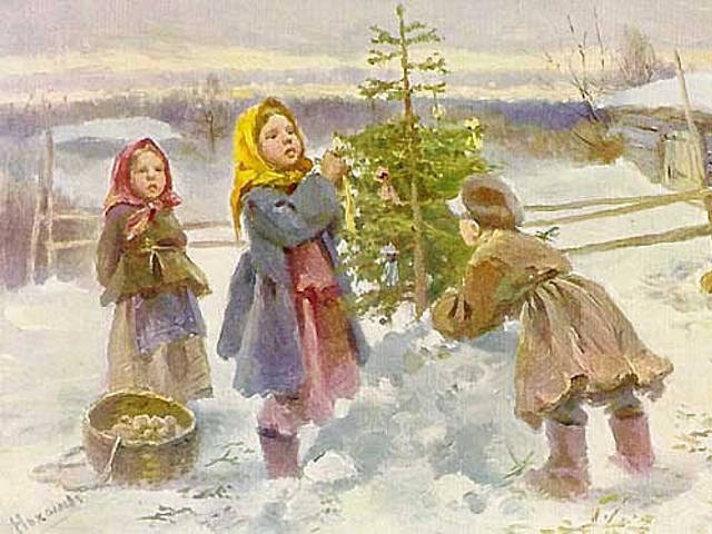 Трещат крещенские морозы...
